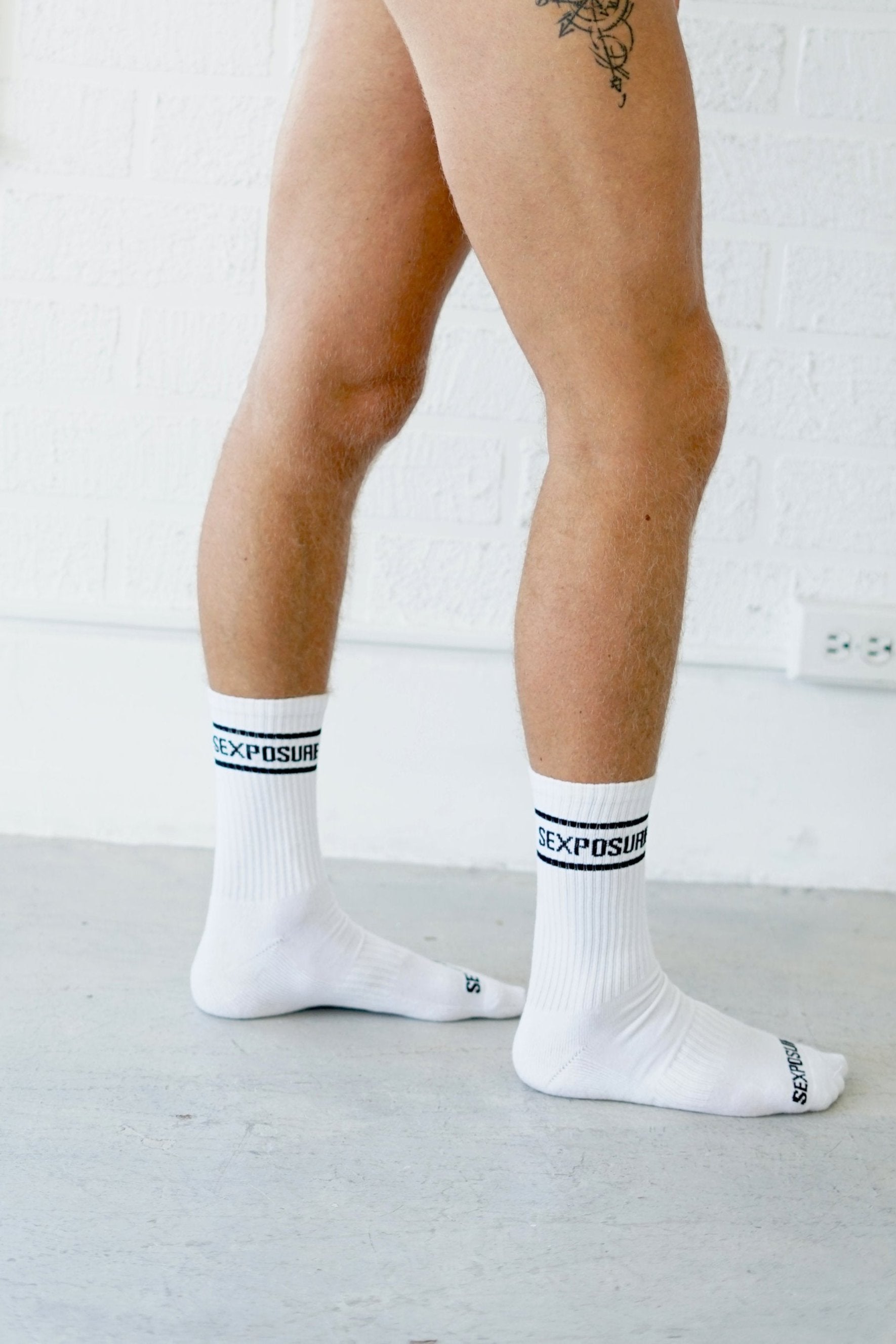 Stylish and athletic crew socks for casual outfits and sportswear